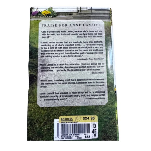 Grace (Eventually): Thoughts on Faith by Anne Lamotte Hardcover 2007 - Picture 3 of 3